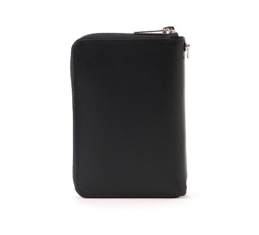 【Yohji Yamamoto】 上質レザー 二つ折りジップアップウォレット