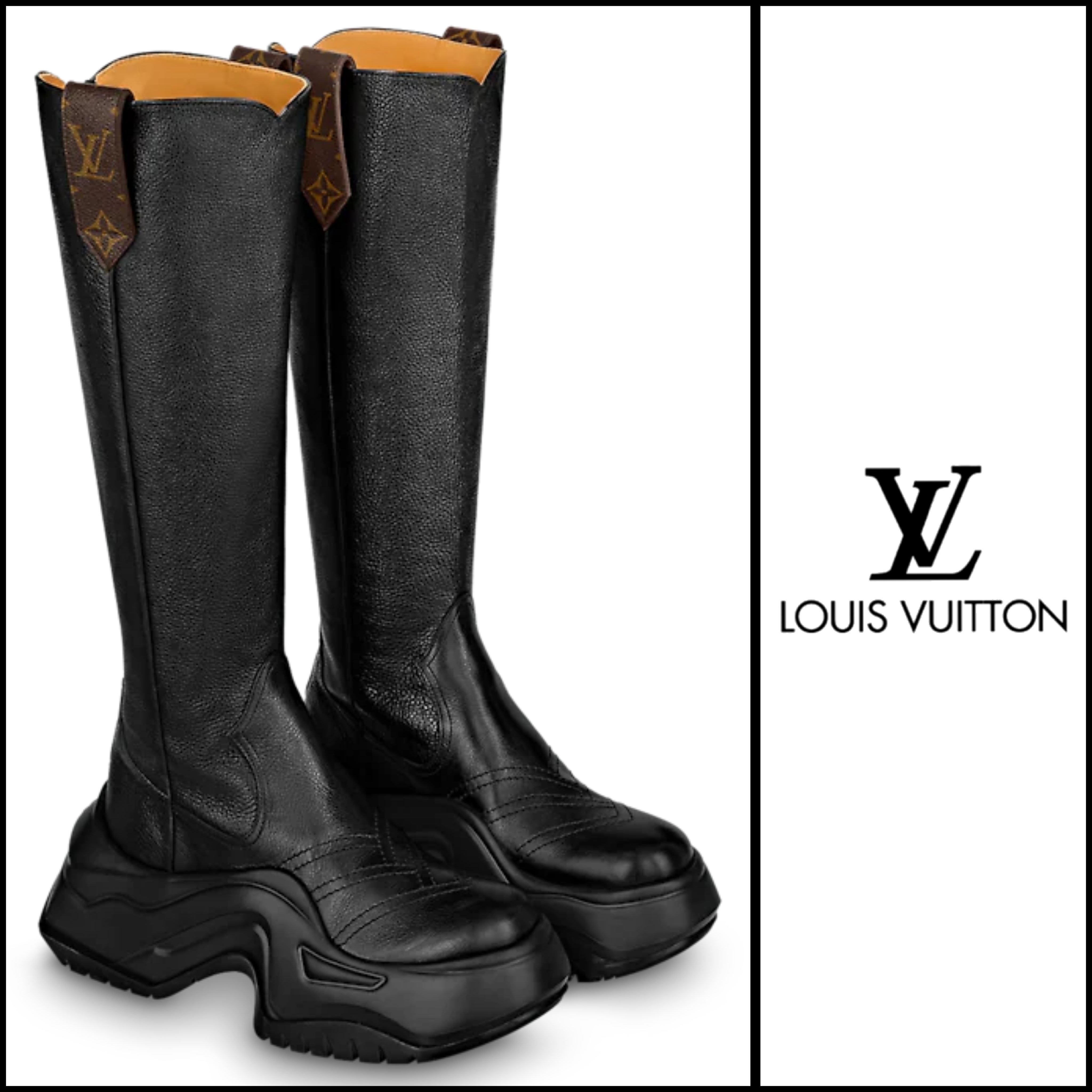 2023SS★すぐ届く！ 【LV ルイヴィトン】 ロングブーツ 関税込