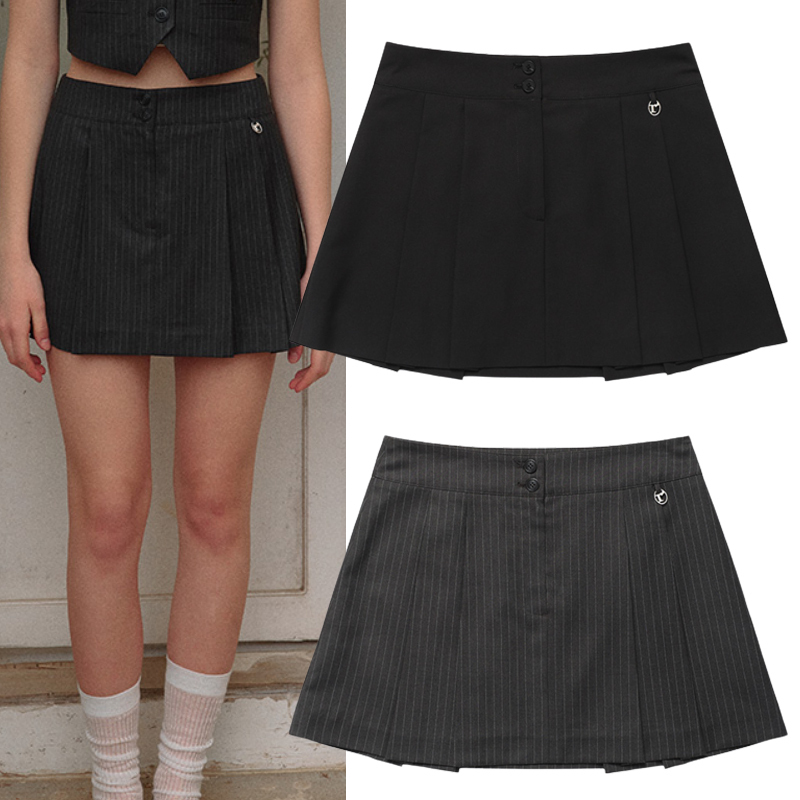 ROLAROLA★大人気★ROLA PLEATS MINI SKIRT_2色
