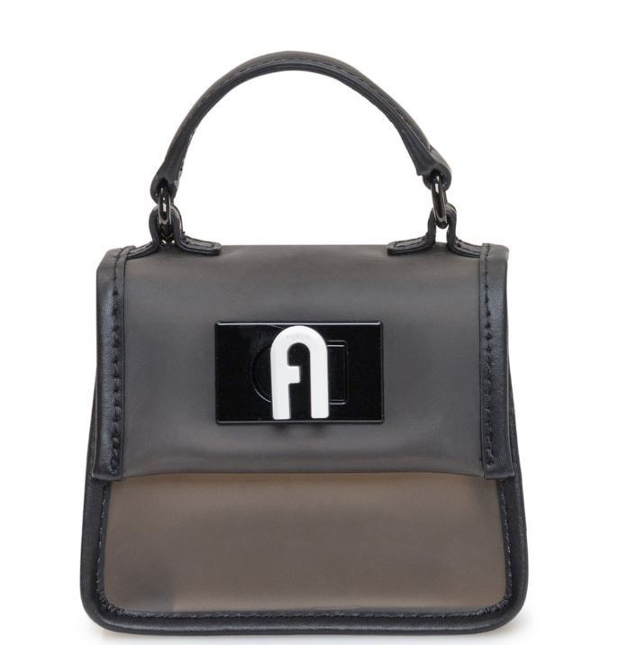 安心の国内発送 FURLA ★トランスペアレント ミニミニロゴバック
