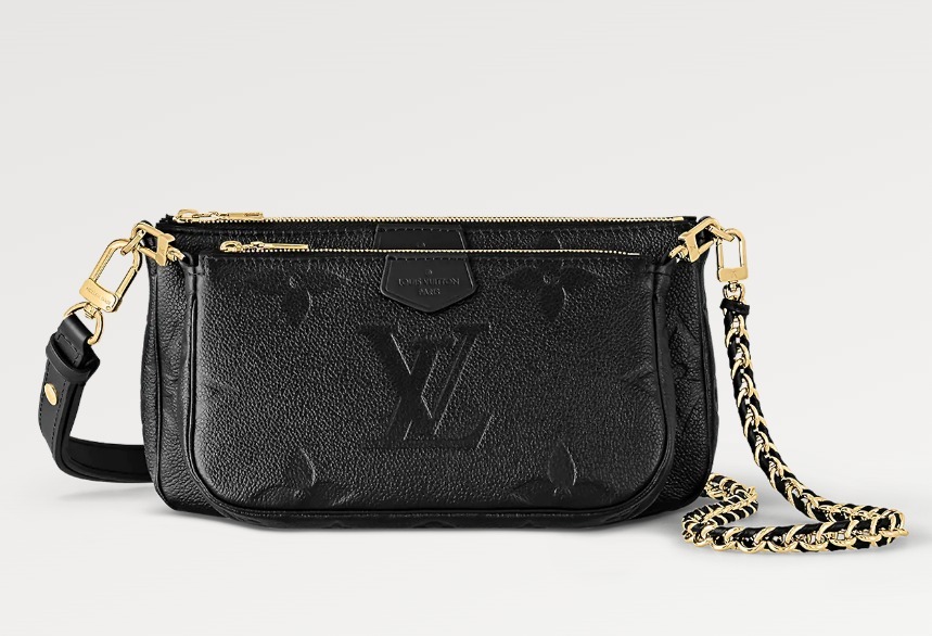 Louis Vuitton バッグ《Accessoires》ブラック レザー 直営店