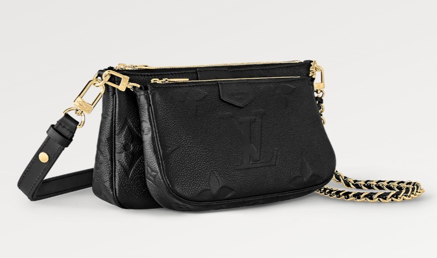 Louis Vuitton バッグ《Accessoires》ブラック レザー 直営店