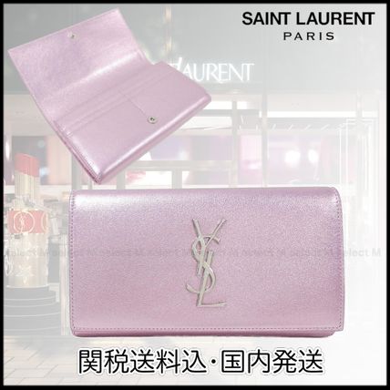 ピンク系 Saint Laurent(サンローラン) 長財布(レディース) - 海外通販