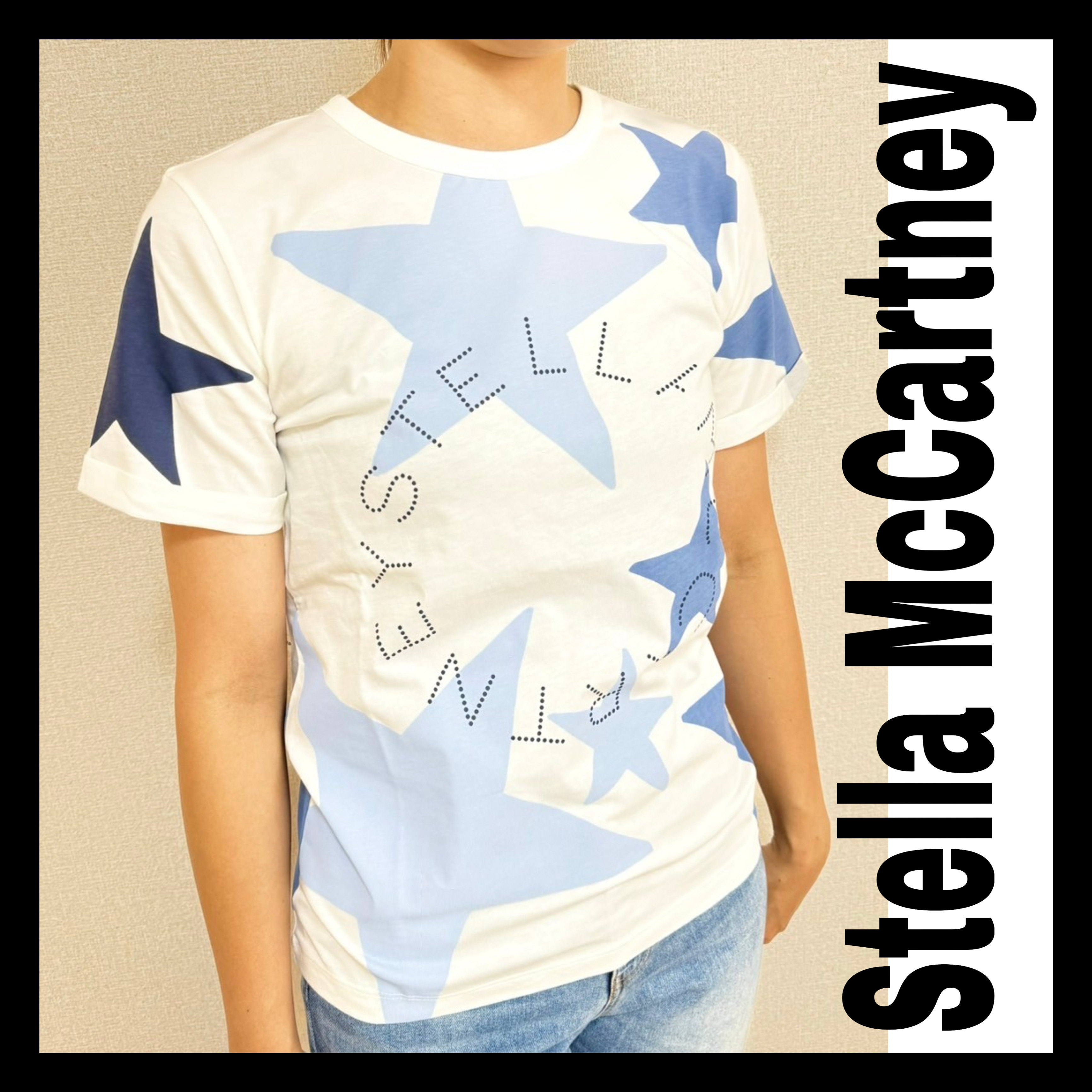 大人もOK★Stella McCartney ステラマッカートニー ロゴ Tシャツ ステラマッカートニー ロゴTシャツ(大人もOK☆Stella McCartney