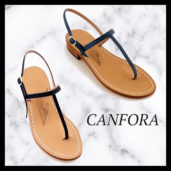 【RH取扱】☆CANFORA☆GAIL DENIM サンダル Ron Herman取扱 【CANFORA 】GAIL DENIM サンダル (Canfora