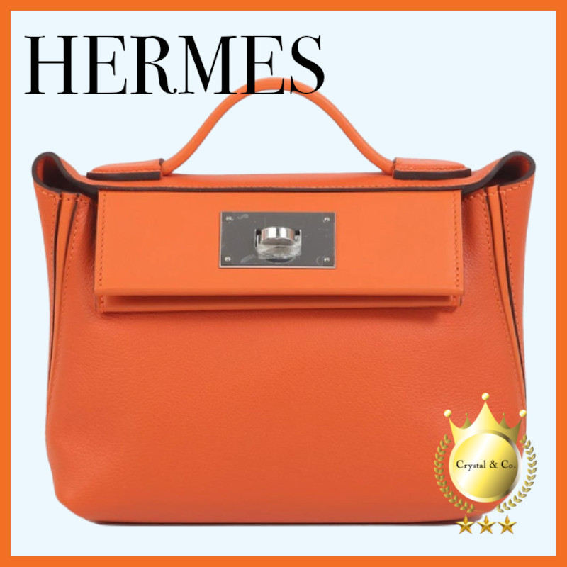 美品】HERMES オレンジ ギフトボックス・ショッピングバッグ多数