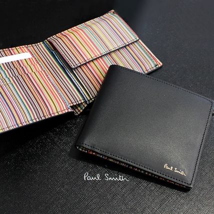 Paul Smith Folding Wallets Plain Leather Folding Wallet Folding Wallets