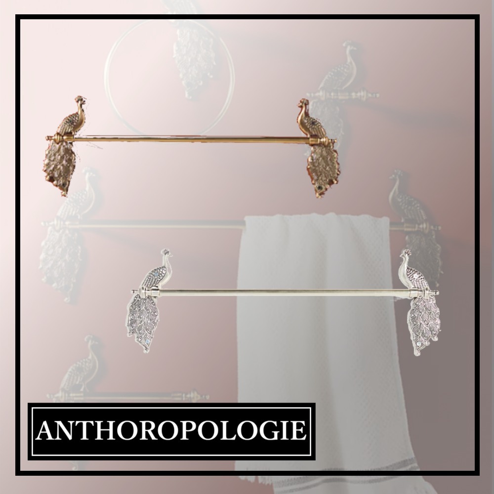 【Anthropologie】井田 ピーコック タオル バー
