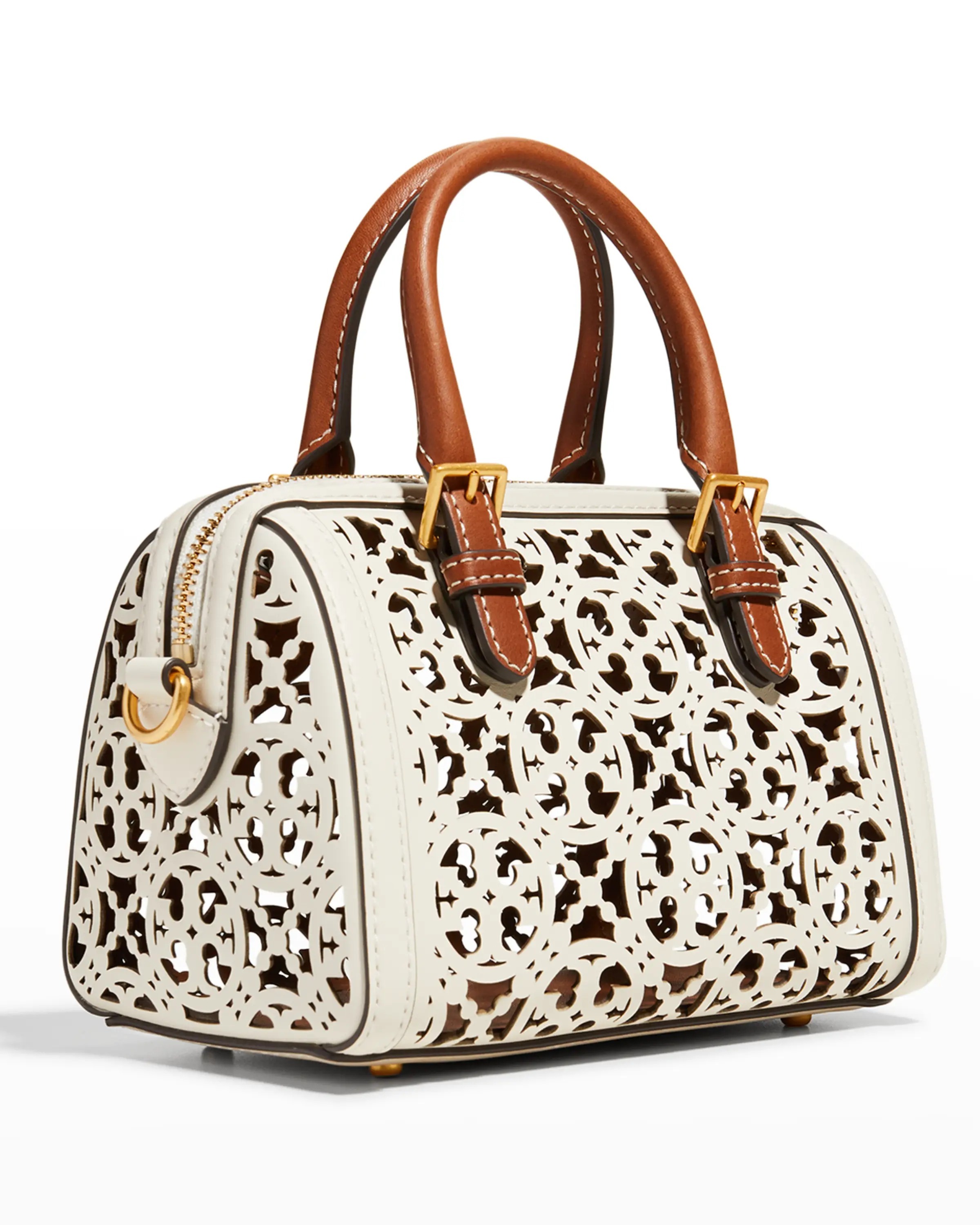 TORY BURCH☆Tモノグラム レーザーカット・バレル☆大人気