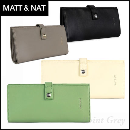 ヴィーガンレザー MATT&NAT(マット・アンド・ナット) 長財布