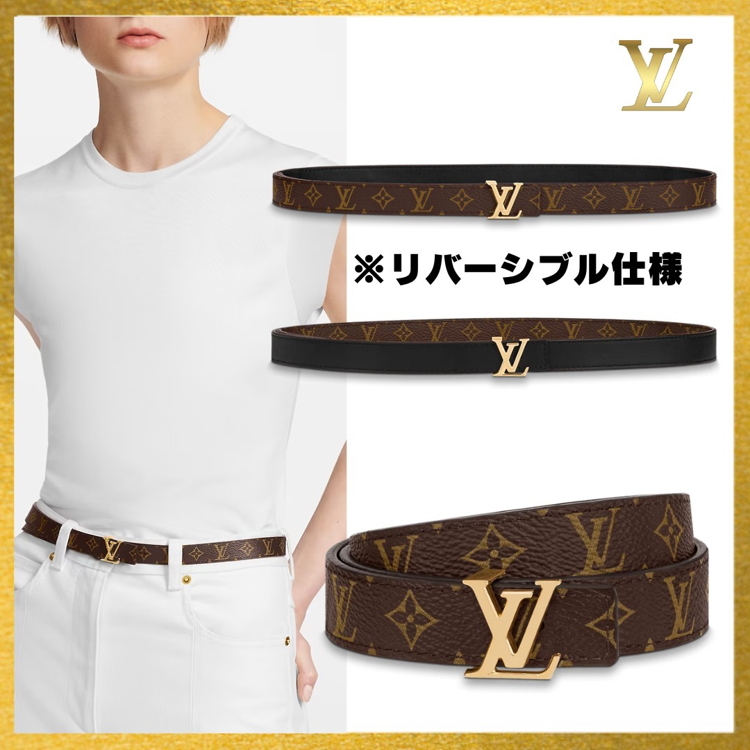 【LOUIS VUITTON】20MM リバーシブルベルト LV アイコニック