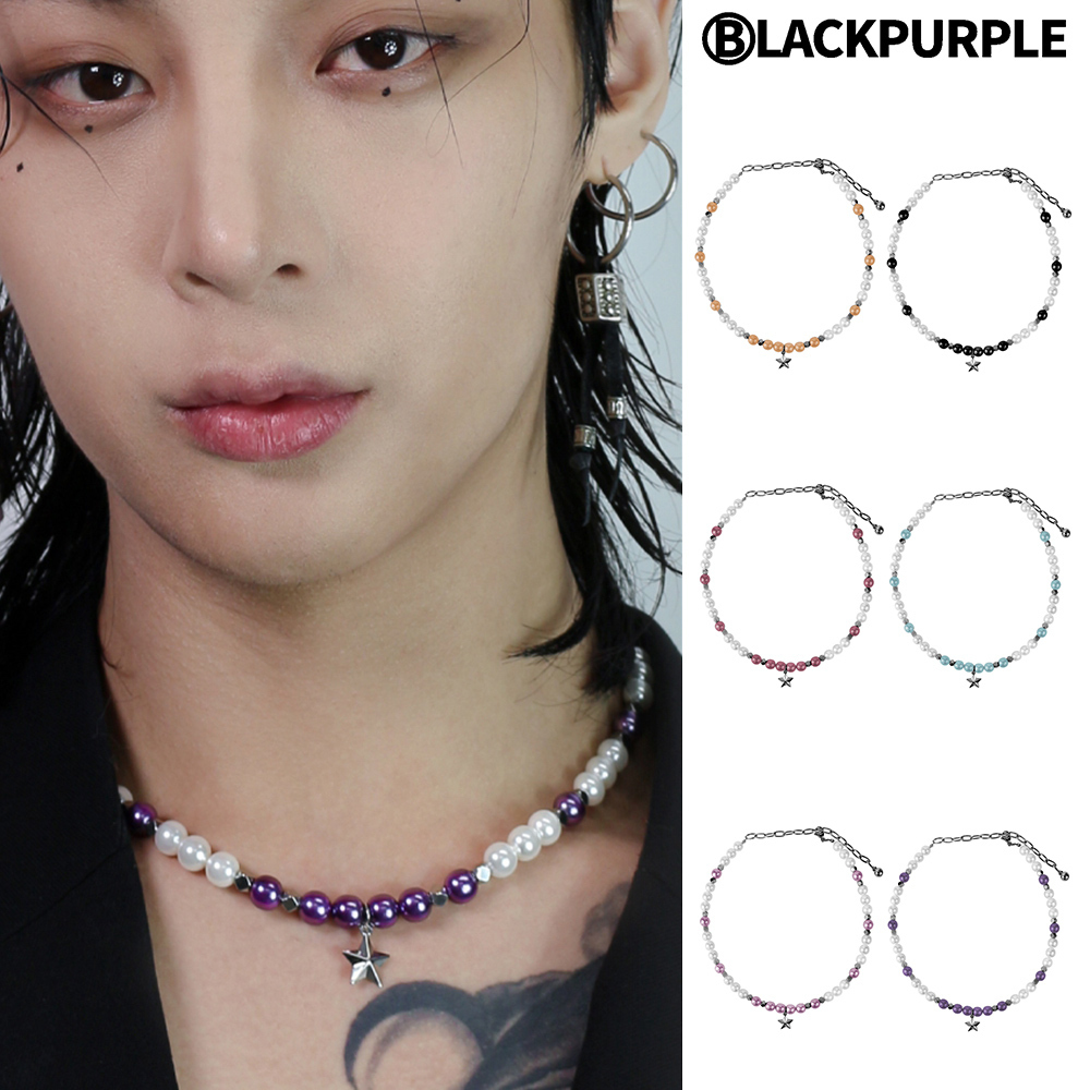 【BLACKPURPLE】23SS★ milkyway necklace