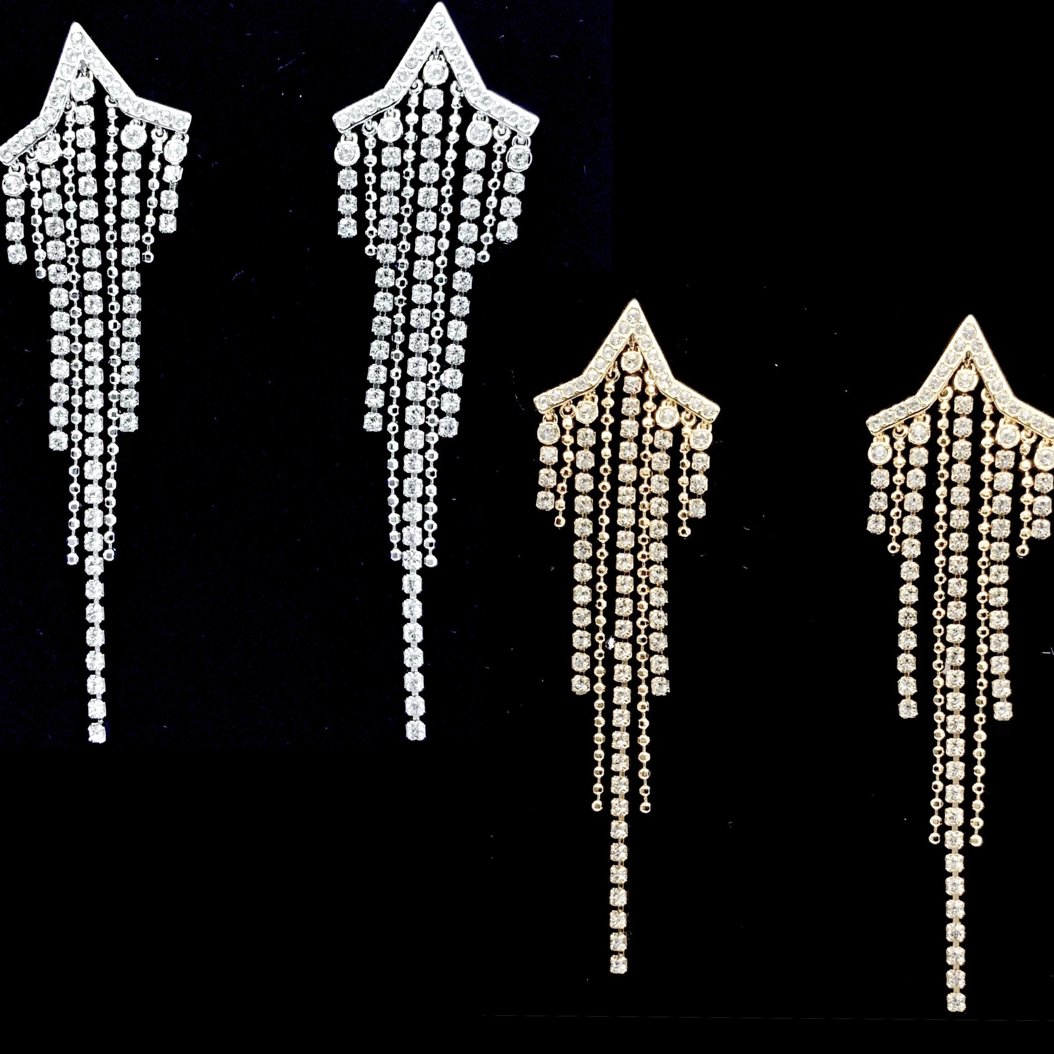 【関税送料込】Swarovski Fit Star 豪華クリスタルxスターピアス