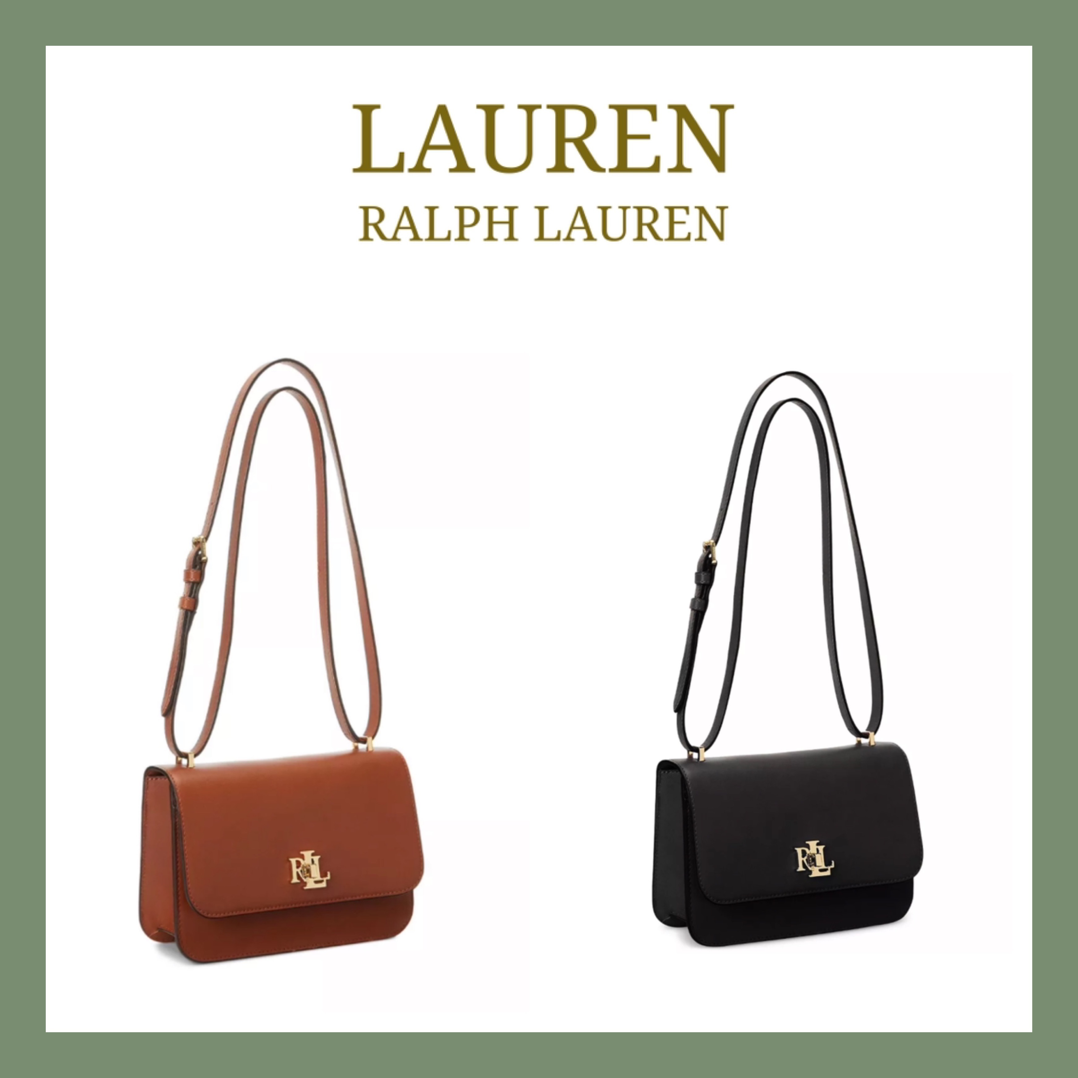 【Ralph Lauren】Sophee Small Leather Convertible Bag