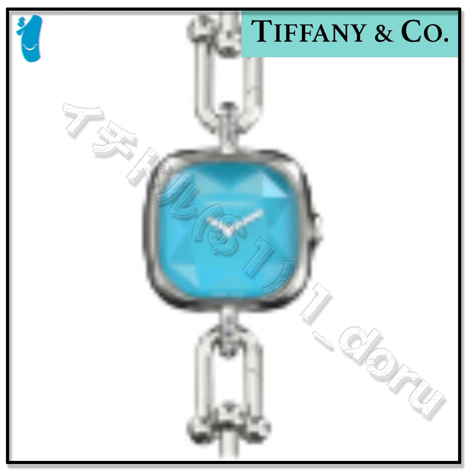 希少！ ティファニー Silver Diamond HeardWear Link Watch 時計