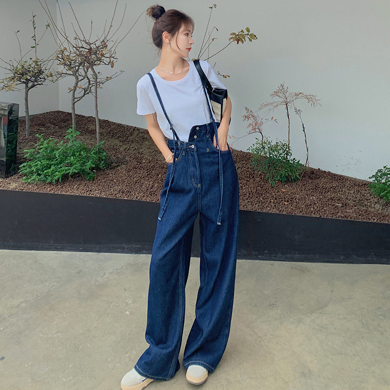 サロペット デニム 大人カジュアル 人気スタイル クロス S~XL