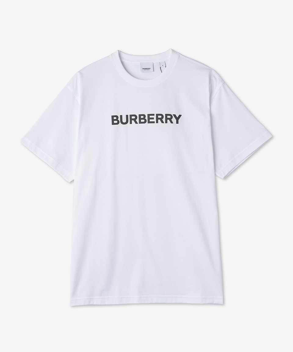 《BURBERRY》 8055309 LOGO PRINT SHORT SLEEVE T SHIRT