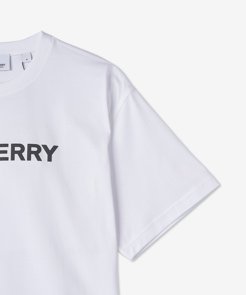 《BURBERRY》 8055309 LOGO PRINT SHORT SLEEVE T SHIRT