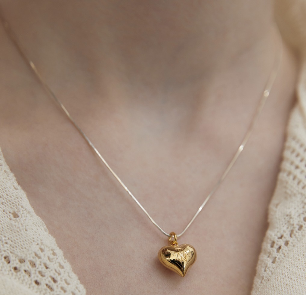 【TATIANA】Heart Combi Chain Necklace★送料無料 ☆送料・関税込☆TATIANA☆Heart Combi Chain Necklace☆
