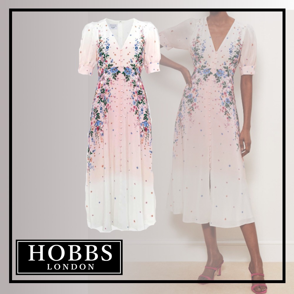 【Hobbs London】RIDLEY シルク ドレス ワンピース