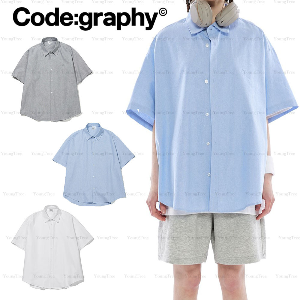 ★コードグラフィー★ CGP Overfit Oxford Shirt 半袖シャツ