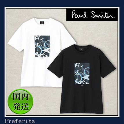 【Paul Smith】半袖Tシャツ Bicycleプリント コットン
