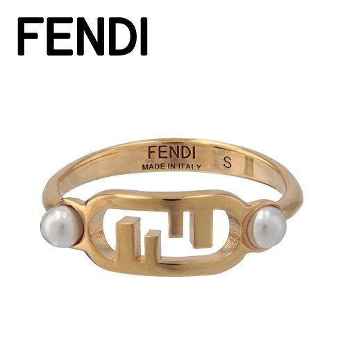 ☆FENDI☆ FENDI O’Lock Ring リング GOLD♪