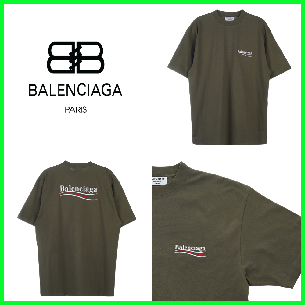 [BALENCIAGA]★ロゴ プリント 半袖 Tシャツ★