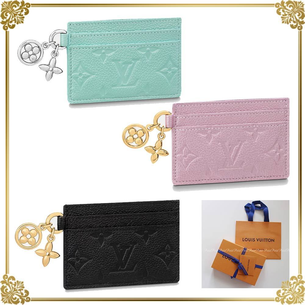 ギフトにも！国内発★Louis Vuitton チャーム付きカードケース