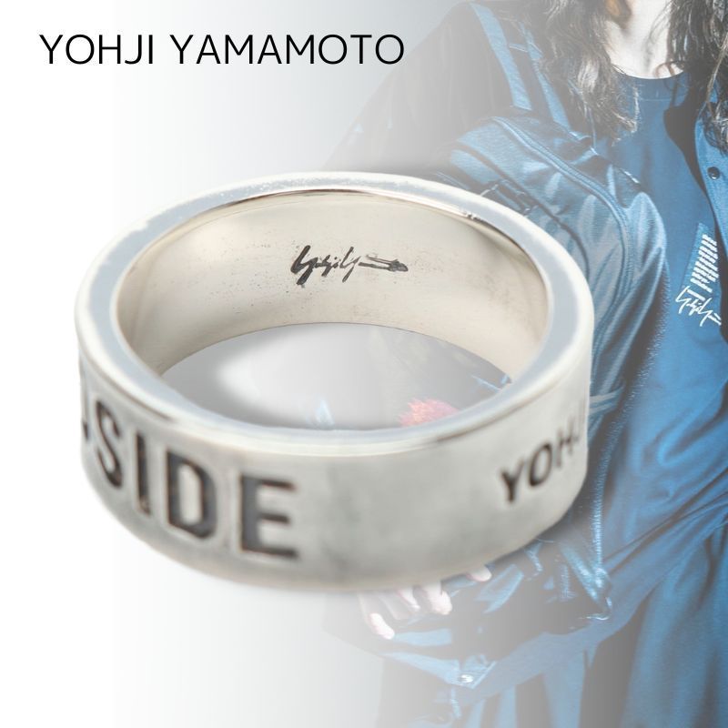 国内即発【WILDSIDE YOHJI YAMAMOTO】WILDSIDE Silver Logo Ring