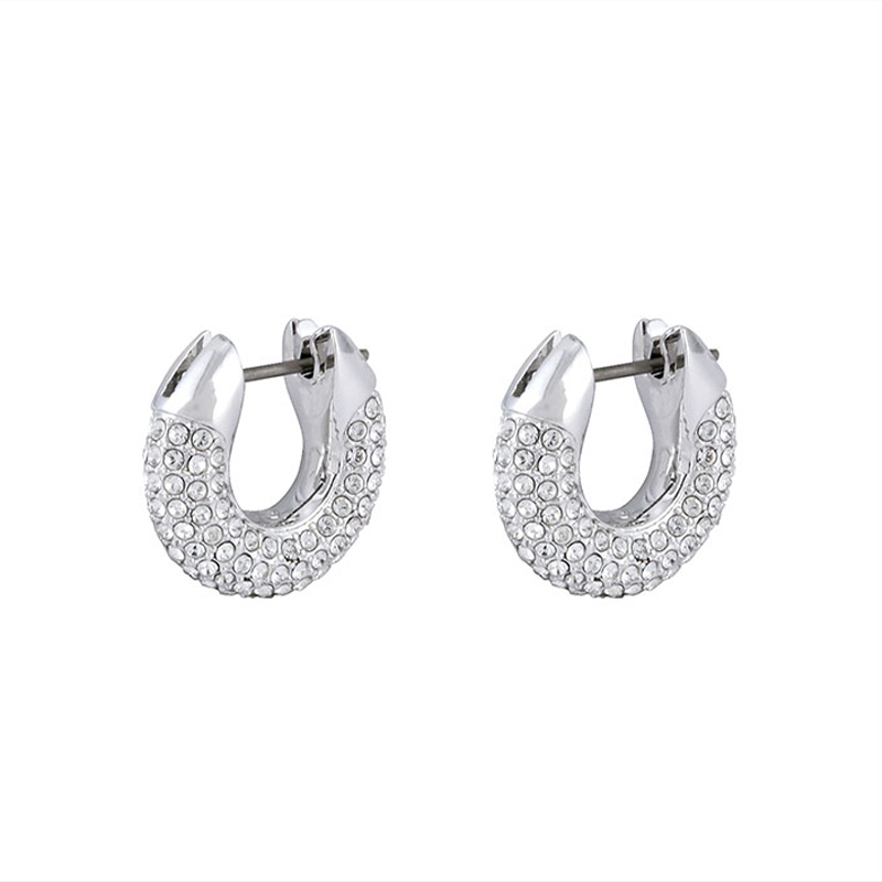 SWAROVSKI スワロフスキー フープピアス Tennis Deluxe 5562128