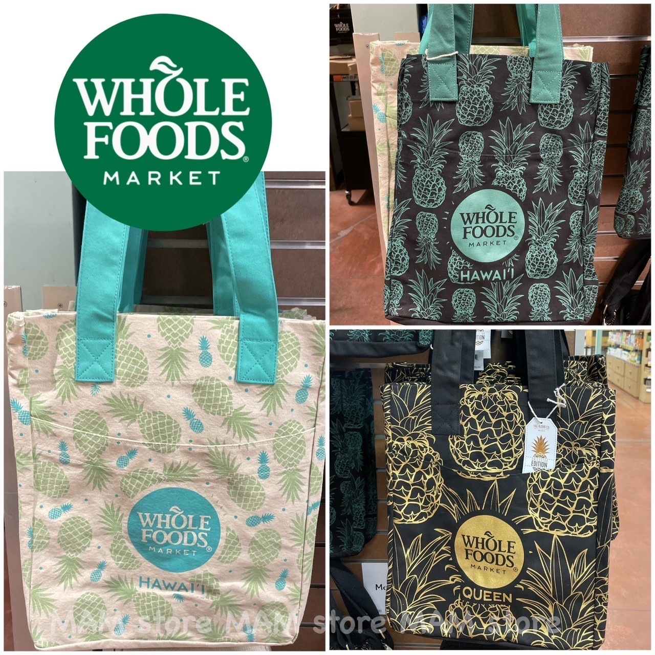WHOLE FOODS エコバッグ トートバッグ ☆タグ付き新品未使用 - バッグ