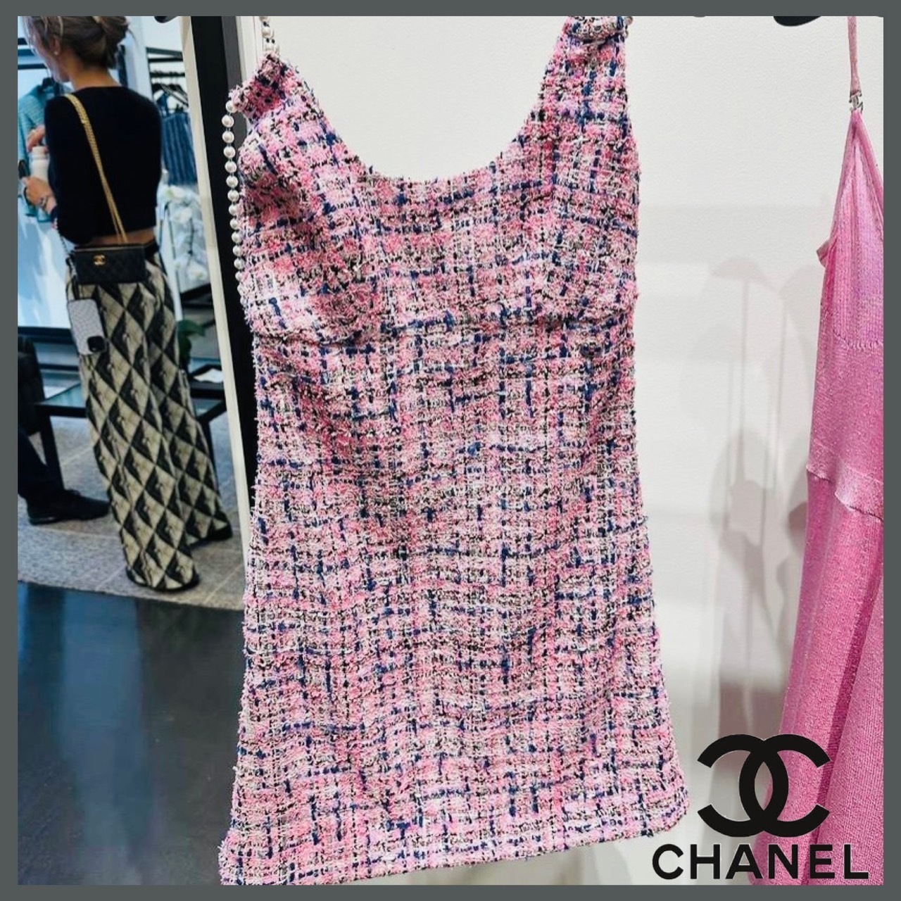 最初の 【パールがエレガント!】CHANEL キャミワンピース - avante.org.br