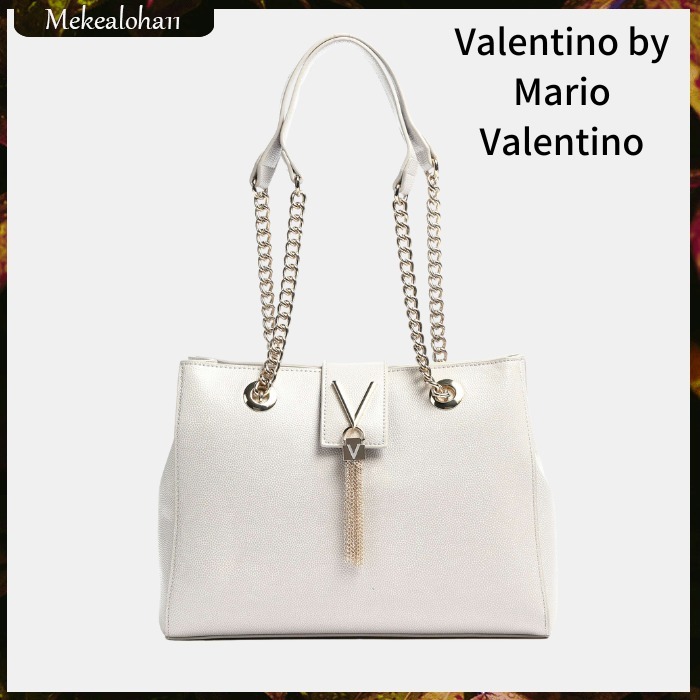 Mario Valentino☆Divinaショルダーバッグシンセティック グレー