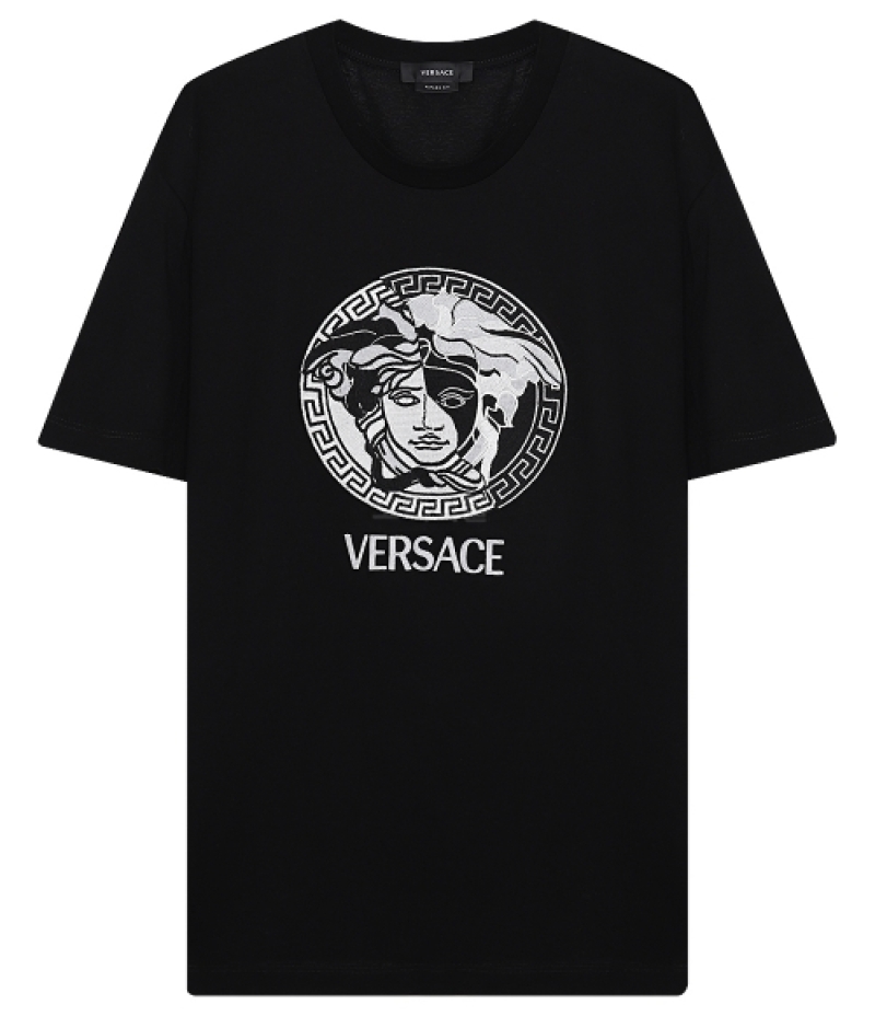 VERSACE｜SHORT-SLEEVED ROUND NECK T-SHIRTS (MEDUSA LOGO