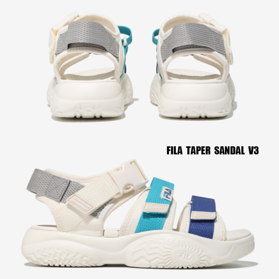 FILA★TAPER SANDAL V3★ベルクロ サンダル★兼用★BLUE FILA☆TAPER SANDAL V3☆ベルクロ サンダル☆兼用☆BLUE