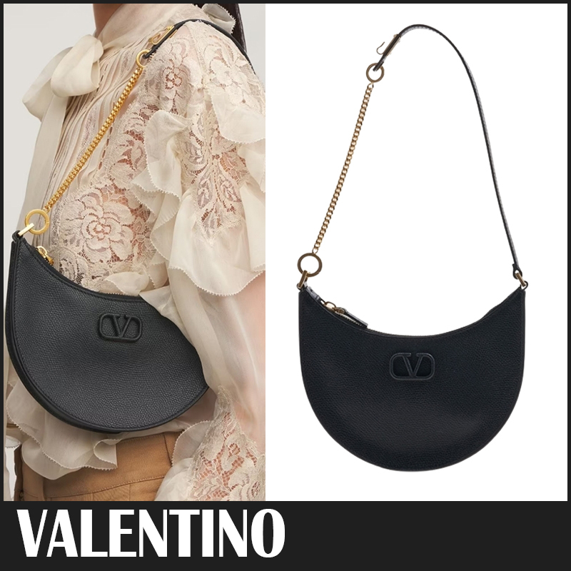 送料関税込 Valentino ミニ Vロゴ シグネチャー ホーボーバッグ