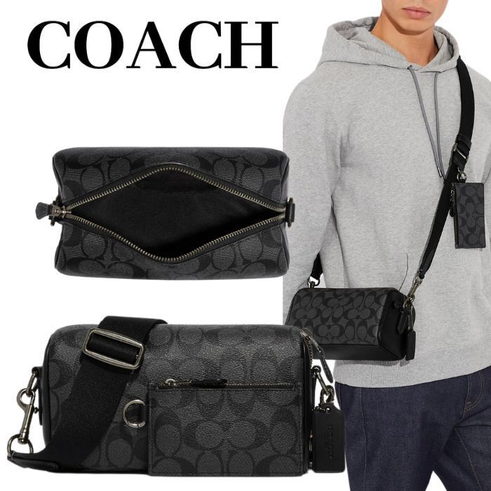 国内発送 **COACH** アクセル クロスボディ ミニ財布付き