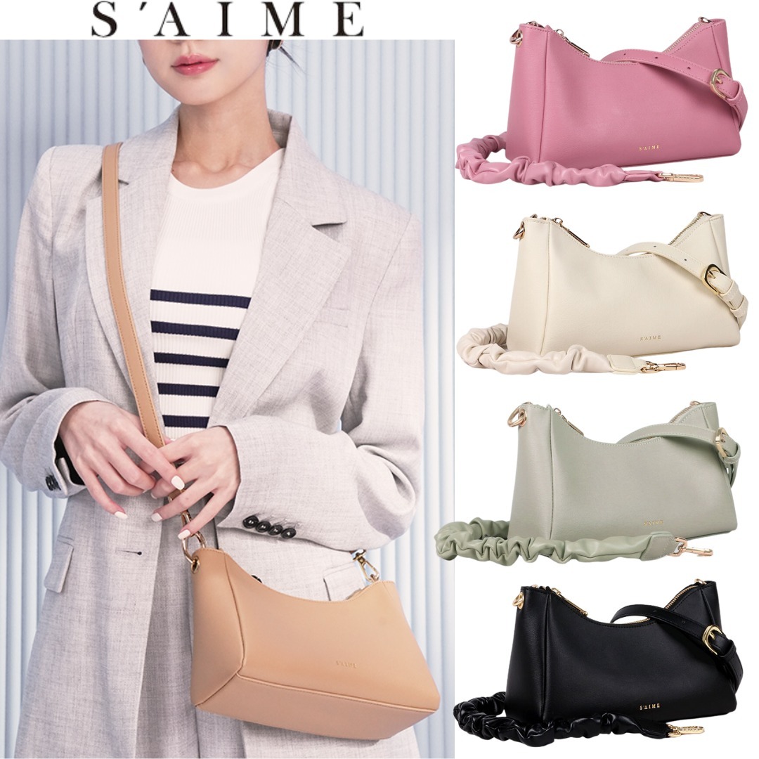 台湾 S'AIME セメ レザー カラフルシャーリング 2way ショルダー