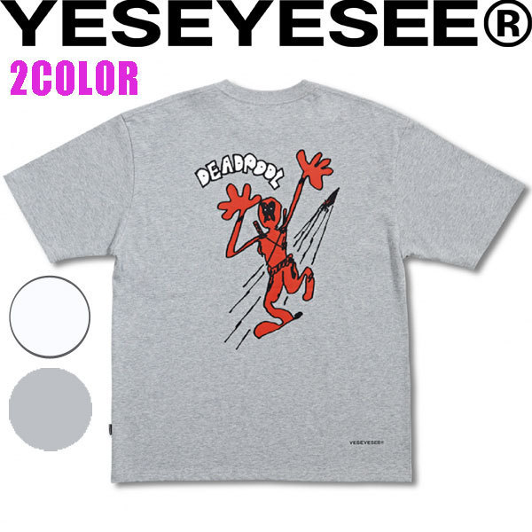 Tシャツ・カットソー YESEYESEE Y.E.S x Deadpool Tee MY327