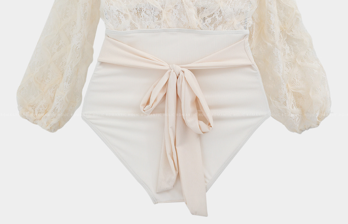 《韓国 BALIBIKI》Goddess Advent Lace Monokini レースモノキニ
