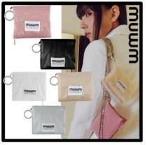 muwm Casual Style Street Style Logo Shoulder Bags