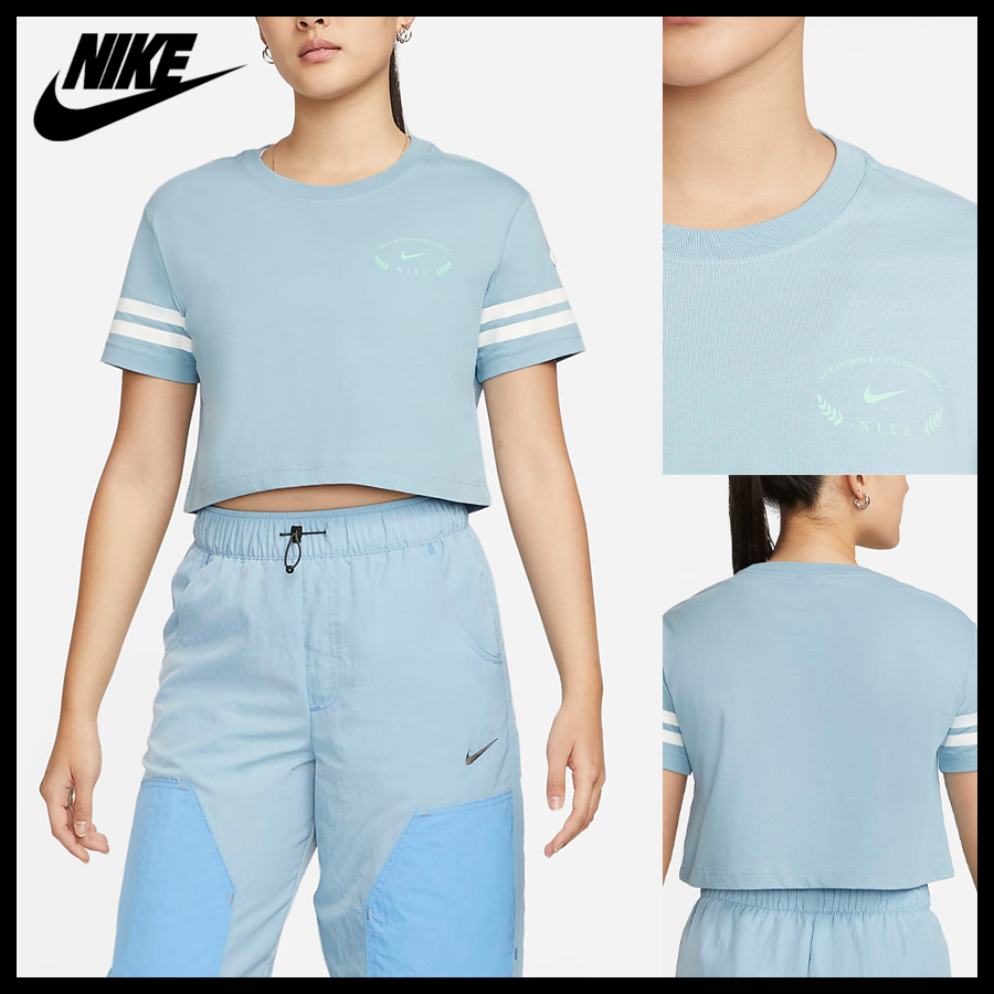 ★NIKE★WMNS NSW SHORTSLEEVE クロップド丈トップス★追跡可