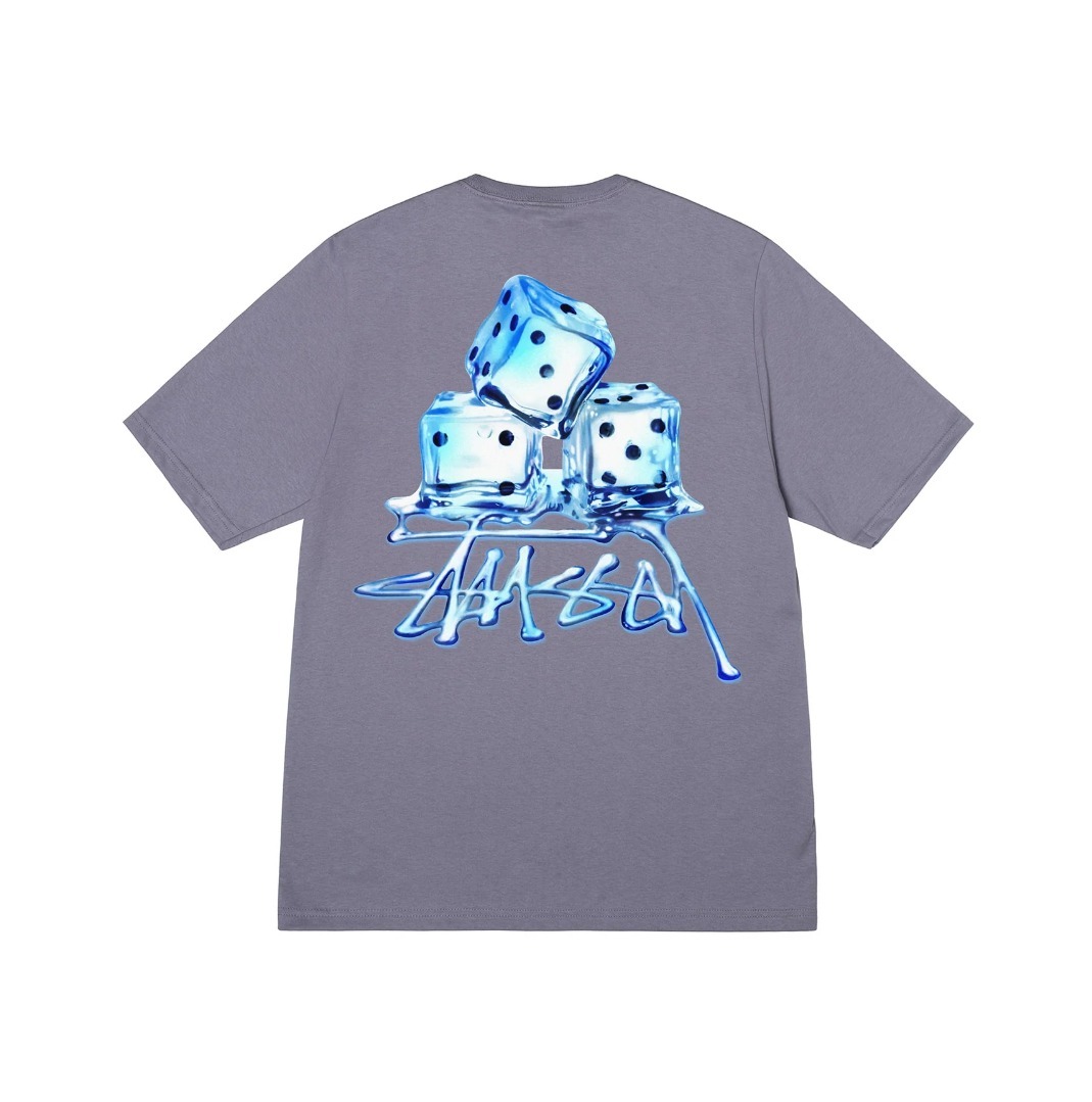 ★送料・関税込★STUSSY★MELTED TEE★Tシャツ★CORAL★ ☆送料・関税込☆STUSSY☆MELTED TEE☆Tシャツ☆MAUVE☆