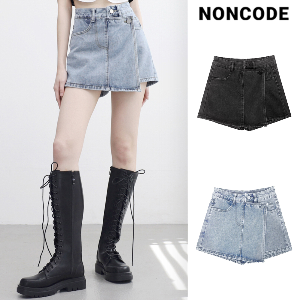 【NONCODE】Leve Denim Skirt Pants