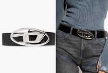 関税込  Diesel　ロゴベルト　レザーベルト