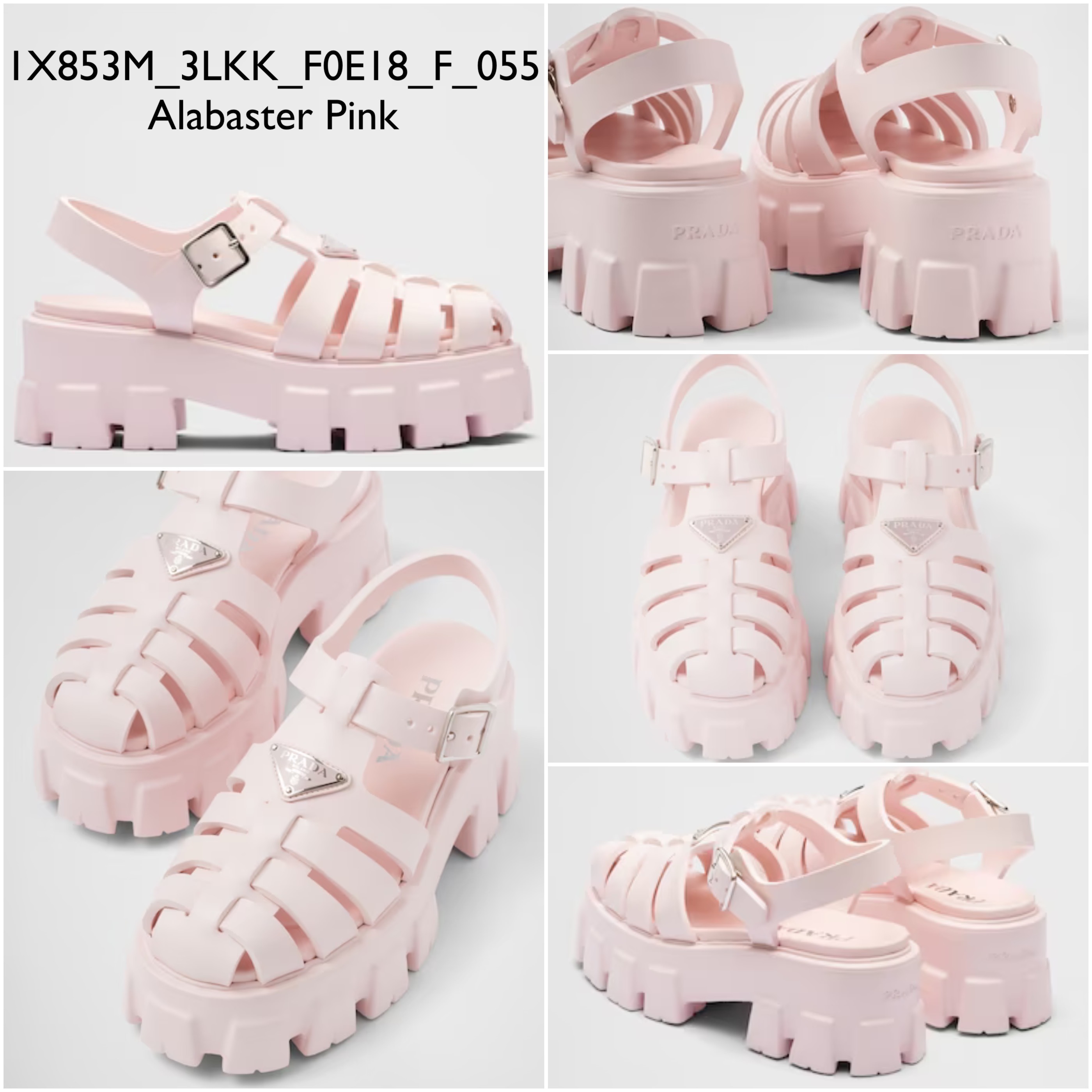 PRADA【入手困難】フォームラバーSandals★モノリスソール★全色 PRADA【入手困難】フォームラバーSandals☆モノリスソール☆全色