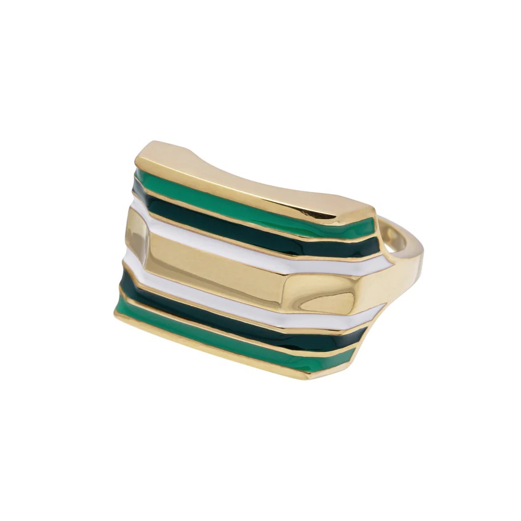 フランス発送 ALIITA リング COLORES GREEN RING