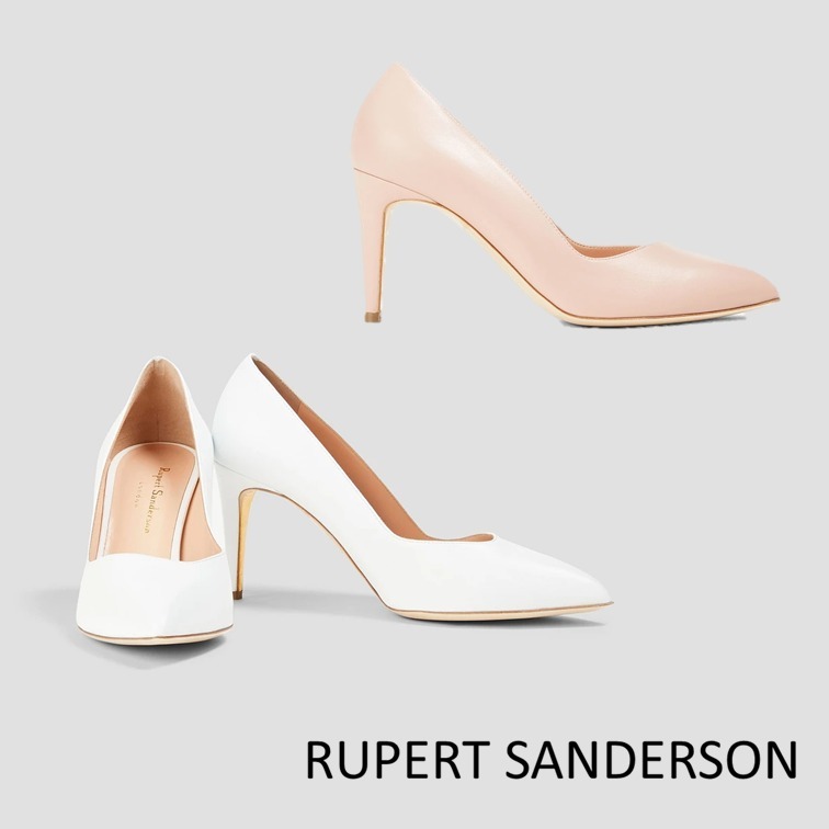 オンラインストア廉価 RUPERT SANDERSON パンプス レザー ポインテッド