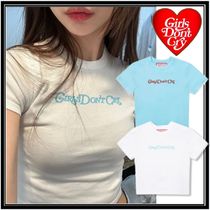 ★シンプルでかわいくオシャレ♪Girls Don’t Cry Baby Tシャツ